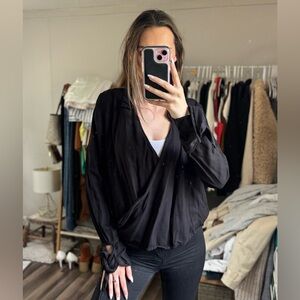 0049. Zara Crossover Blouse